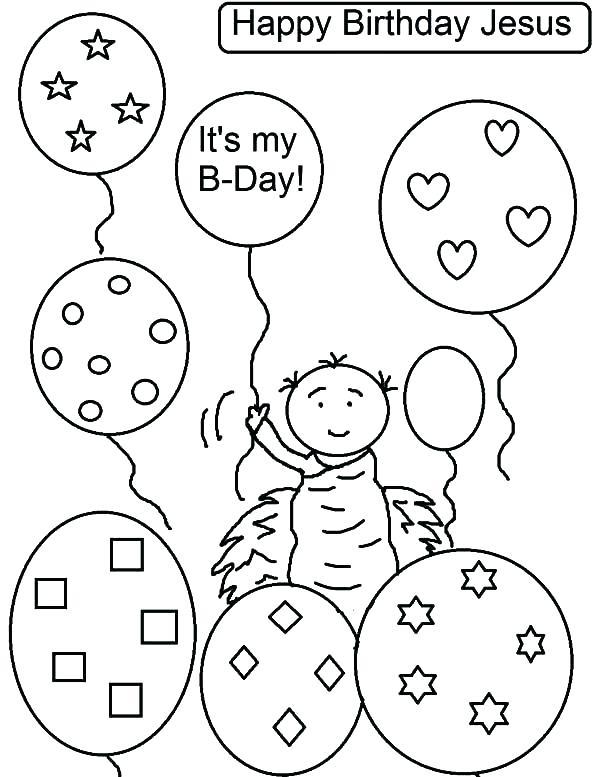 600x777 Happy Birthday Balloons Coloring Pages Birthday Balloons Coloring