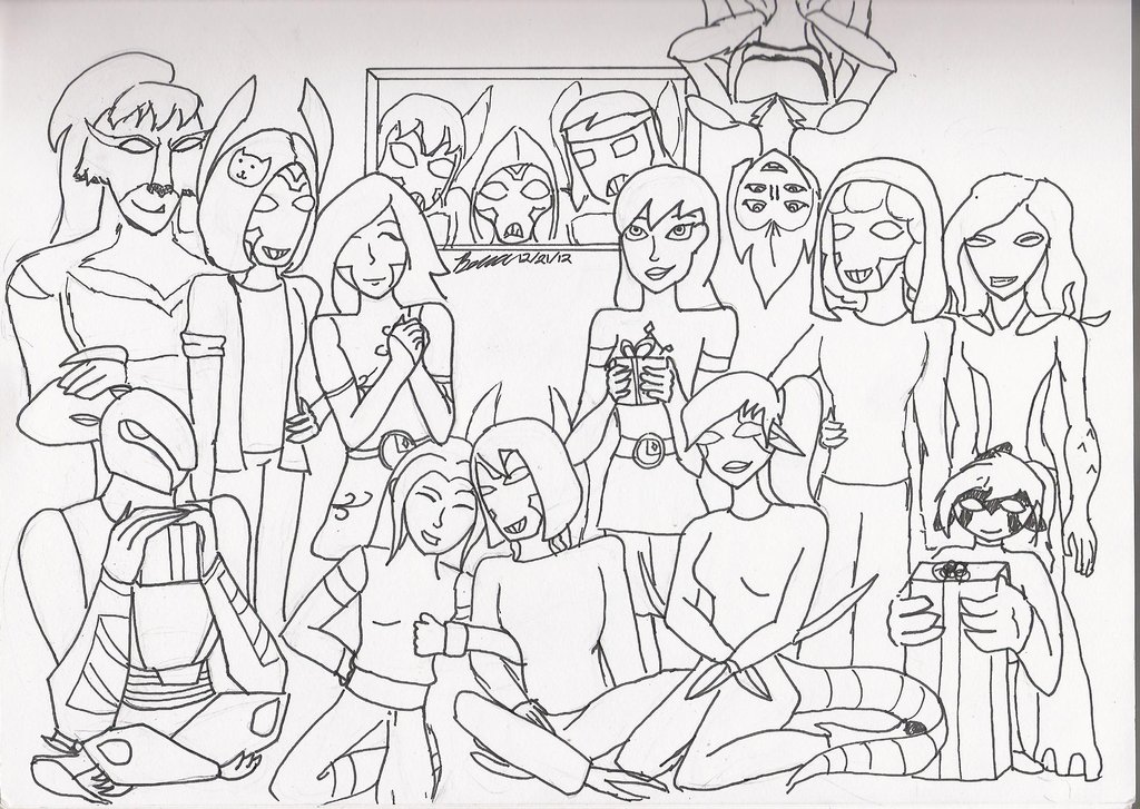 1024x727 Christmas Party By Mothy67