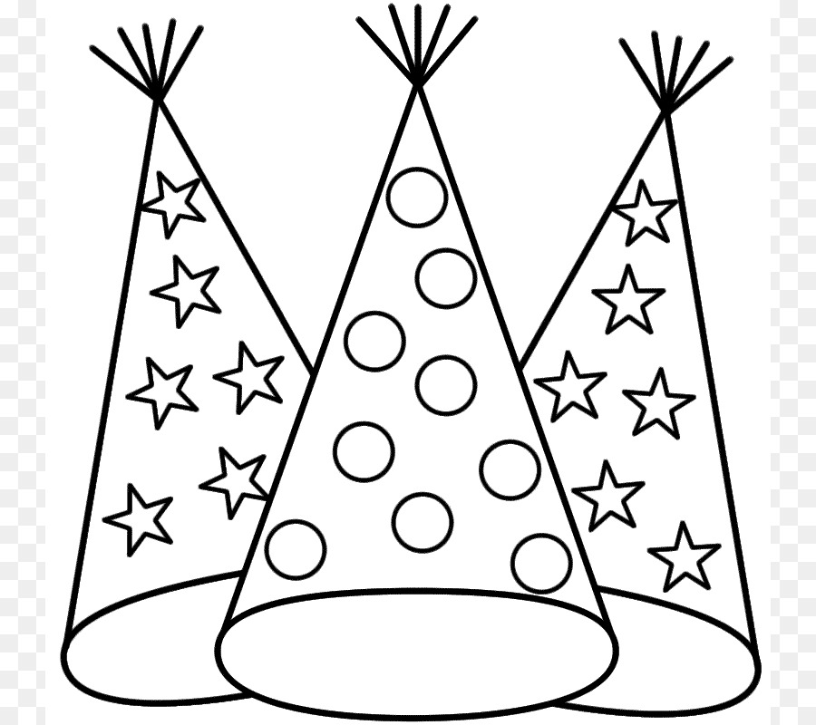900x800 New Years Eve Coloring Book New Years Day Party Hat