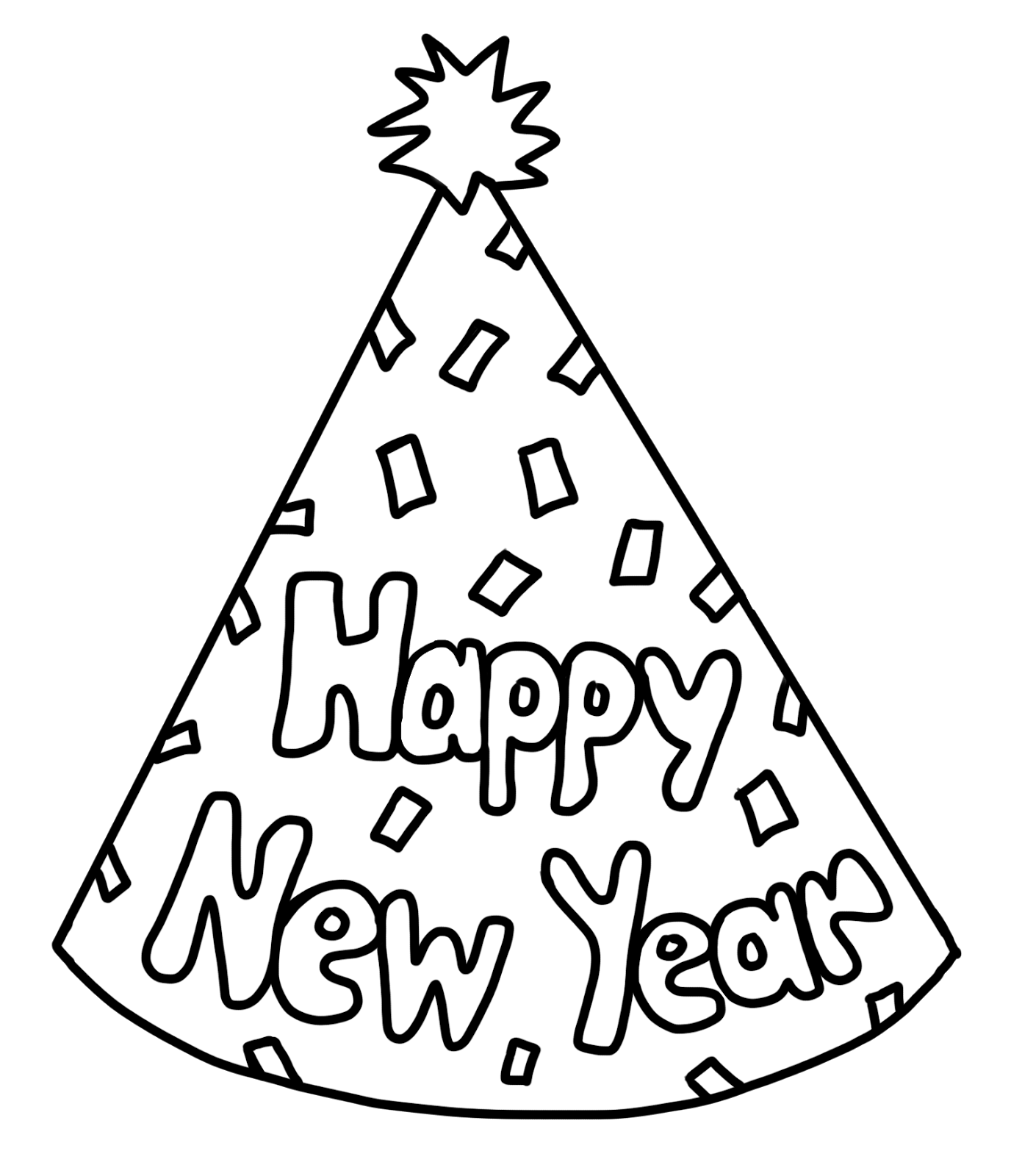 1376x1600 C Amp C Teach First Happy New Year Party Hat Freebie Winter