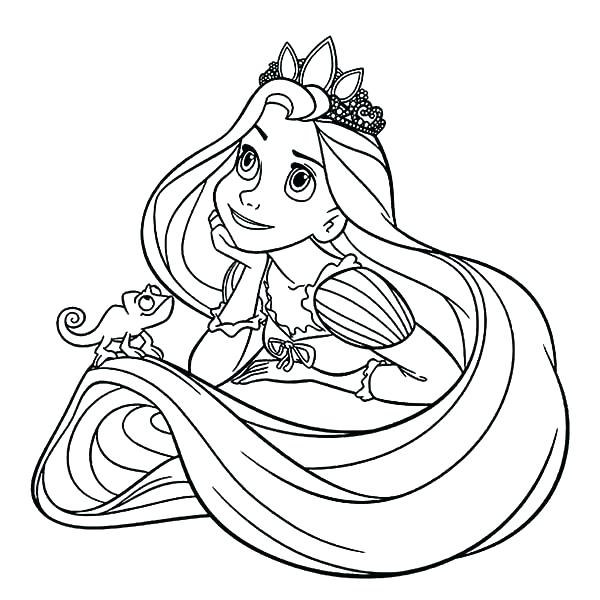 600x600 Pascal Tangled Coloring Pages Printable Coloring Pages Online