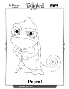 236x305 Free Printable Disney Princess Tangled Rapunzel Colouring Pages