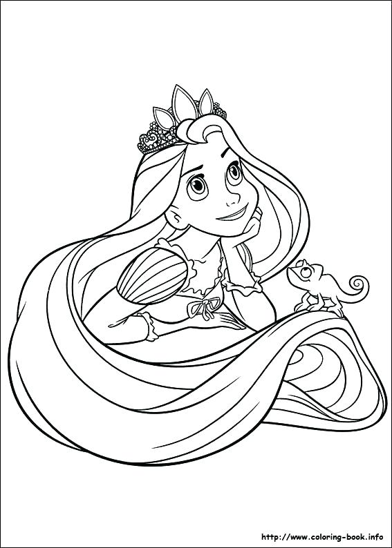 567x794 Here Are Rapunzel Coloring Page Images Free Printable Princess