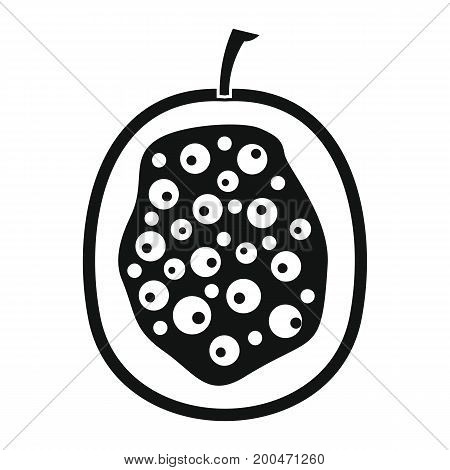 450x470 Passion Fruit Black Simple Vector Amp Photo Bigstock