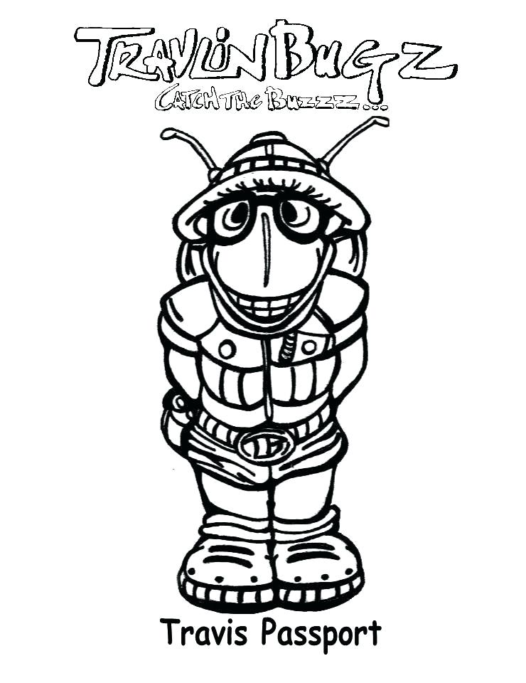 740x960 Simple Passport Coloring Page Kids Pages Free