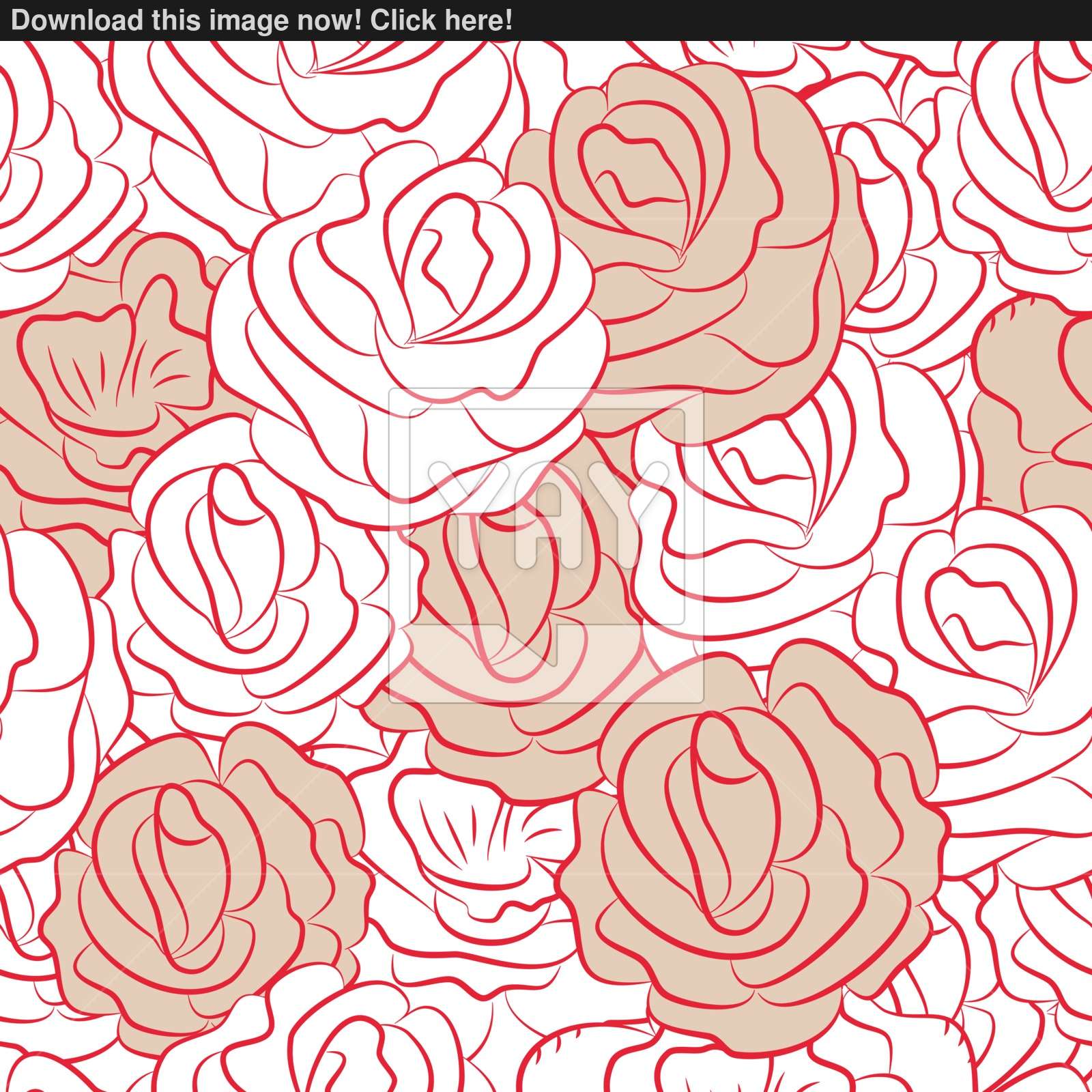 1600x1600 Elegant Flowers Seamless Pattern. Vector Illustration In Pastel