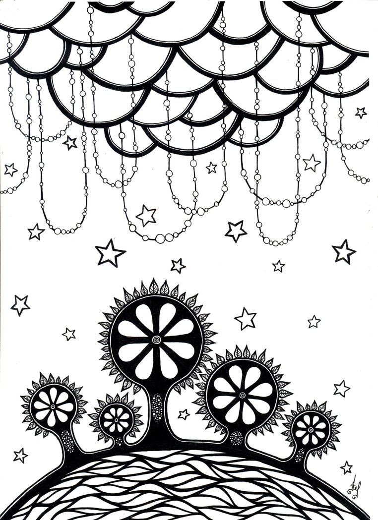 762x1049 I'D Love To Colour This In With Bright And Pastel Shading