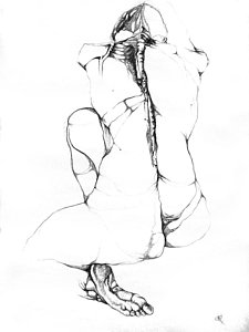 225x300 Nude Pastel Drawings