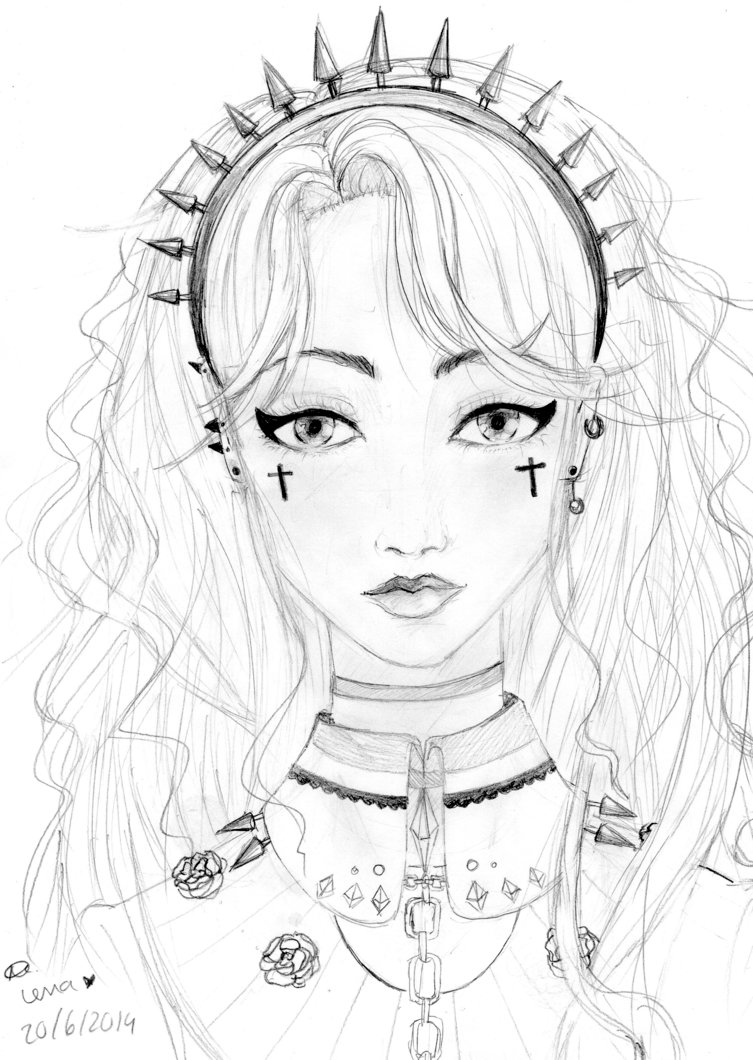 753x1060 Pastel Goth By Lenas2anime