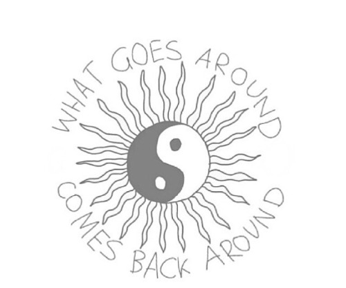 500x416 Drawing Black And White Quotes Hippie Hipster Grunge Sun Peace