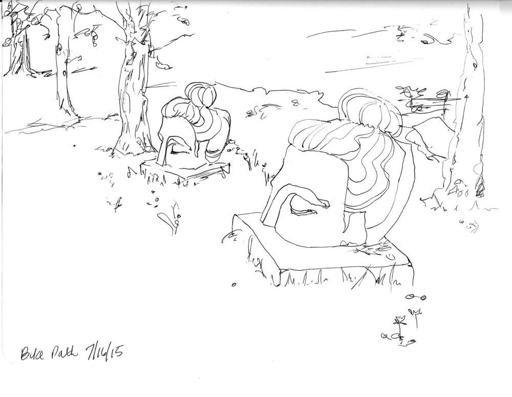 1000x776 On Location Sketches And Watercolor Chelsea M. Warren