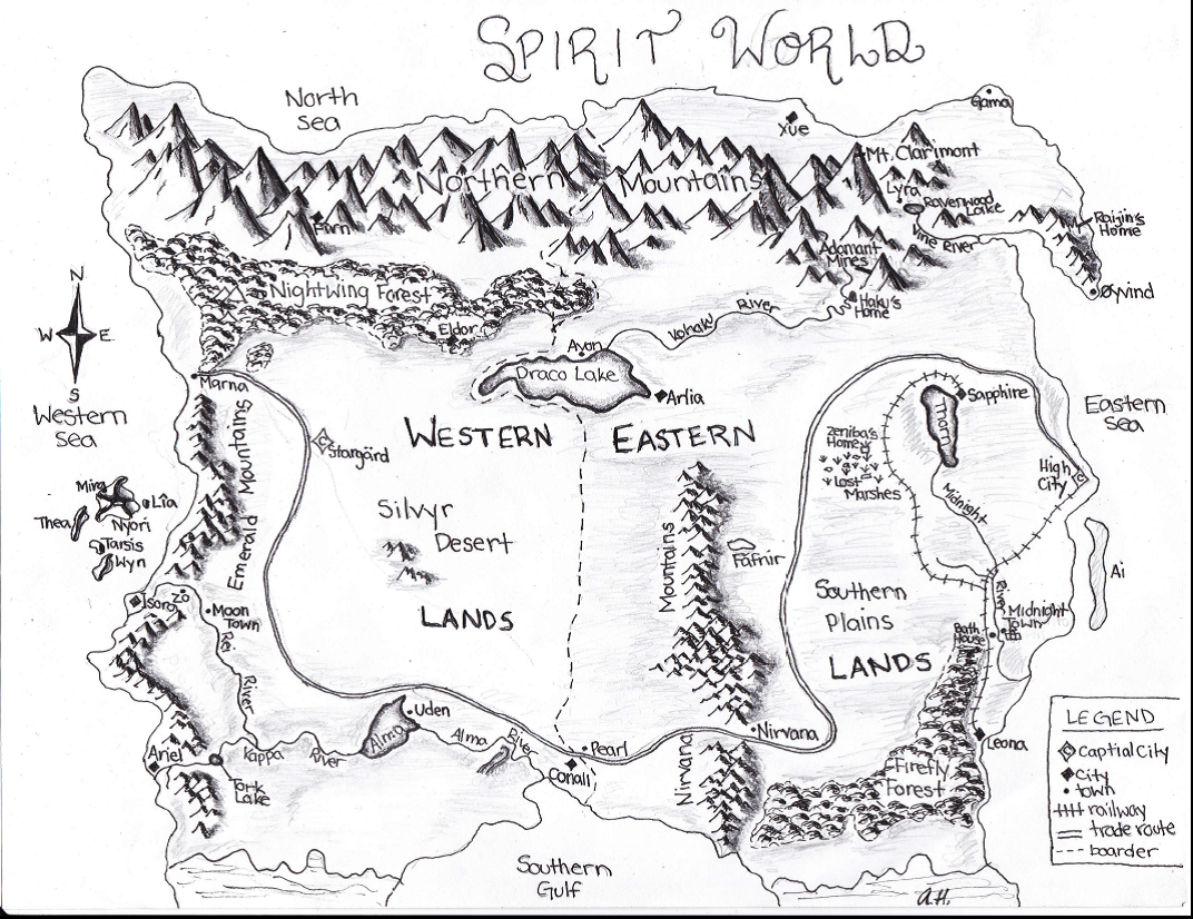 1072x826 The Path Of Water Spirit World Map By Decembersapphire9