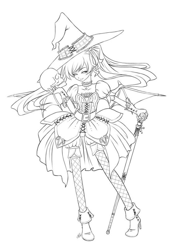 564x793 Halloween Queen Lineart By Angelnablackrobe On Phu