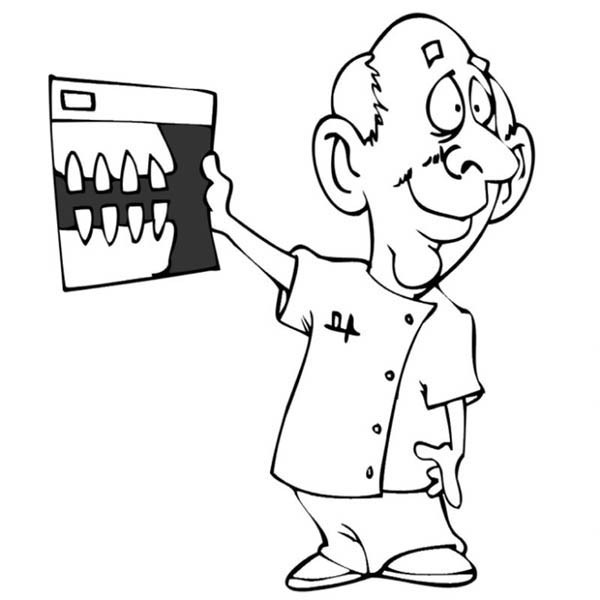 600x600 Dentist Show Patient Teeth Coloring Pages Bulk Color