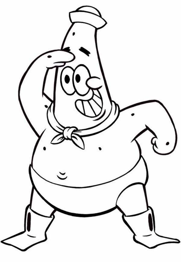 600x868 Patrick Coloring Pages