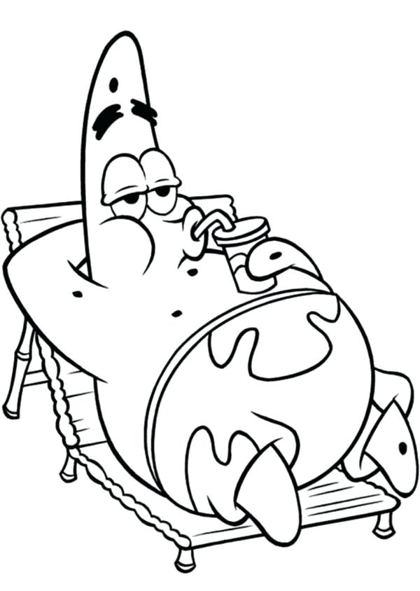 600x844 Spongebob And Patrick Coloring Pages