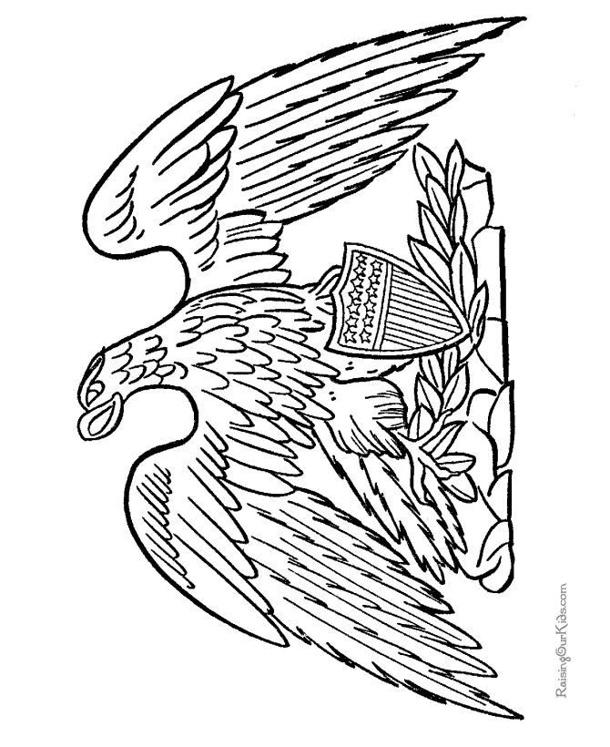 670x820 Patriotic Eagle Drawings And Coloring Pages 005