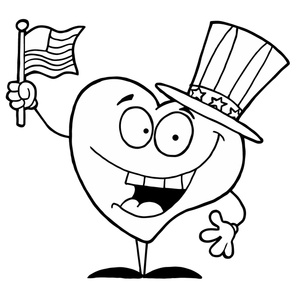 300x288 Free Patriotic Clip Art Image