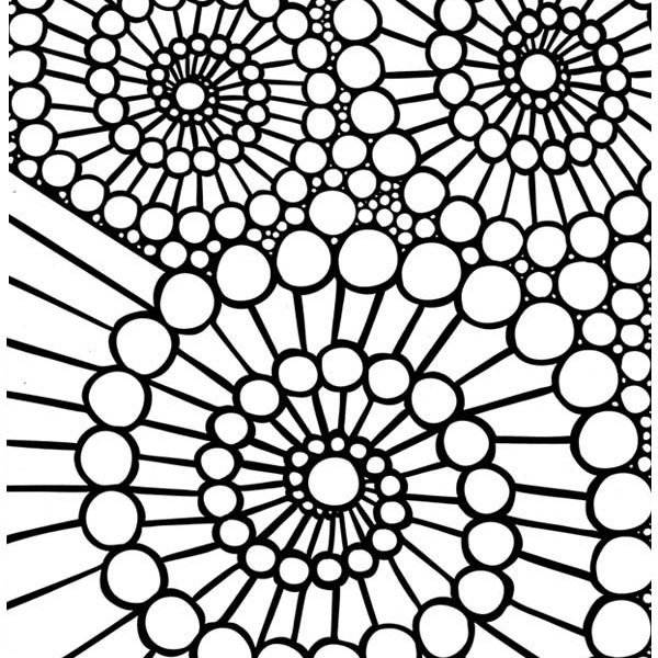 600x600 Coloring Patterns Pages Mosaic Pattern Coloring Page Download