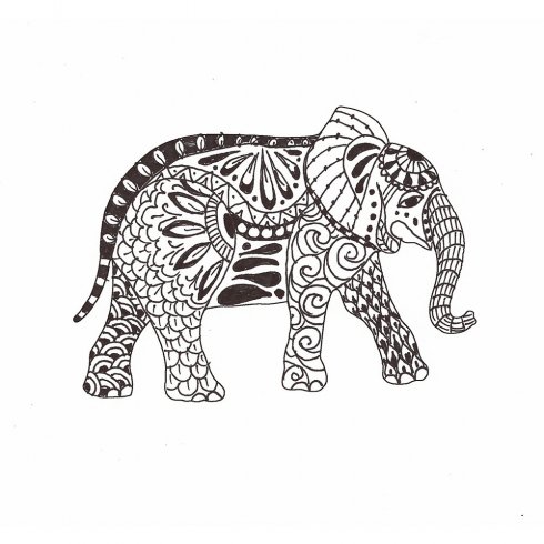 Patterns Animals Drawing at GetDrawings | Free download