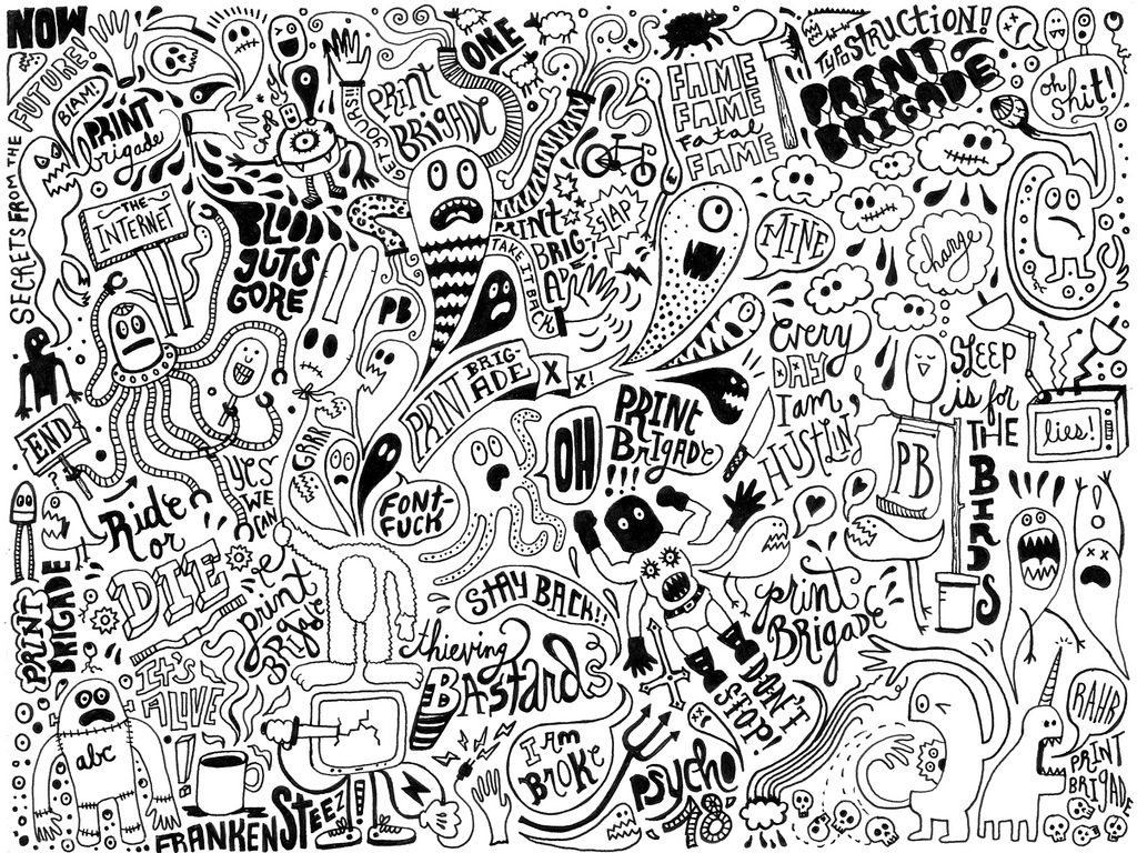 1024x768 Drawing Pattern Chris Piascik