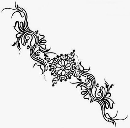 423x414 Nice Simple Mehndi Designs Drawings Henna Patterns Tumblr Drawings