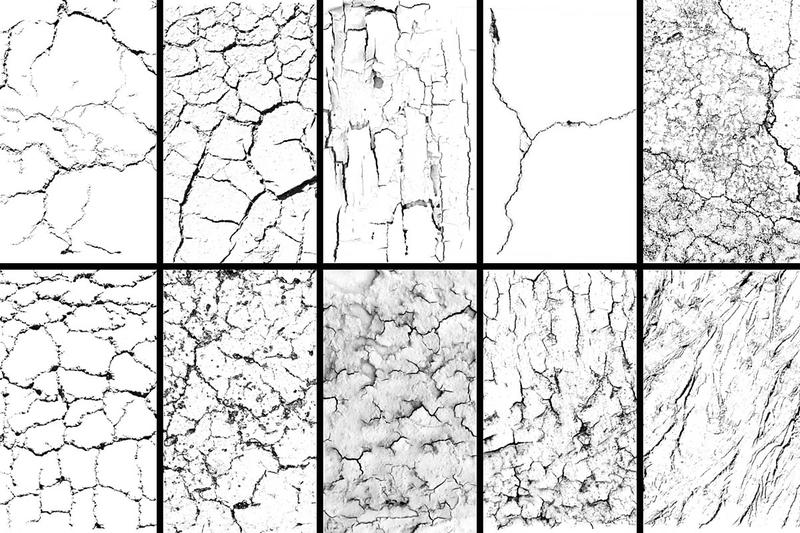 800x533 Nice 10 Hi Def Cracks Brushes. Various Kinds Of Cracks Cracked