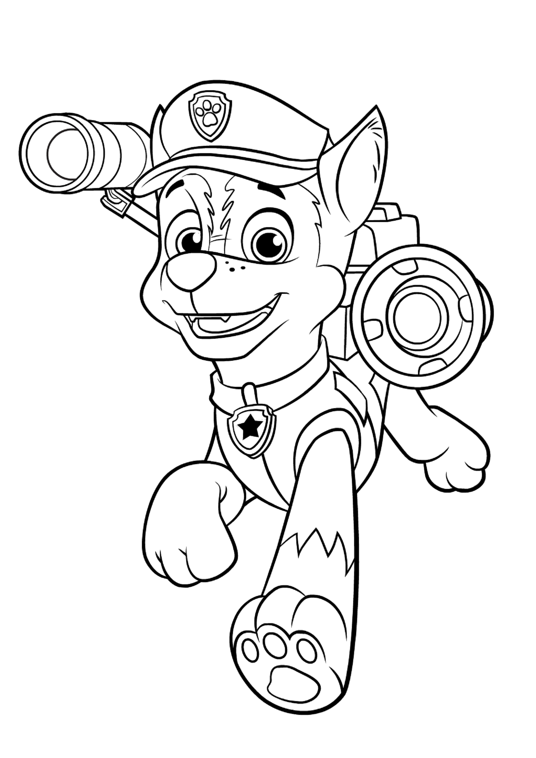 1753x2479 Chase Paw Patrol Coloring Pages To Download And Print For Free