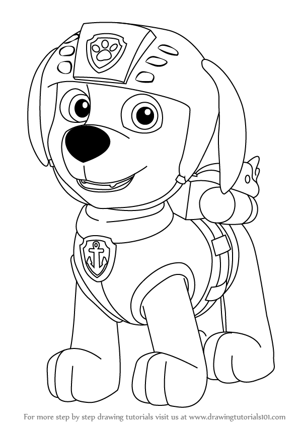 Paw Patrol Drawing at GetDrawings | Free download