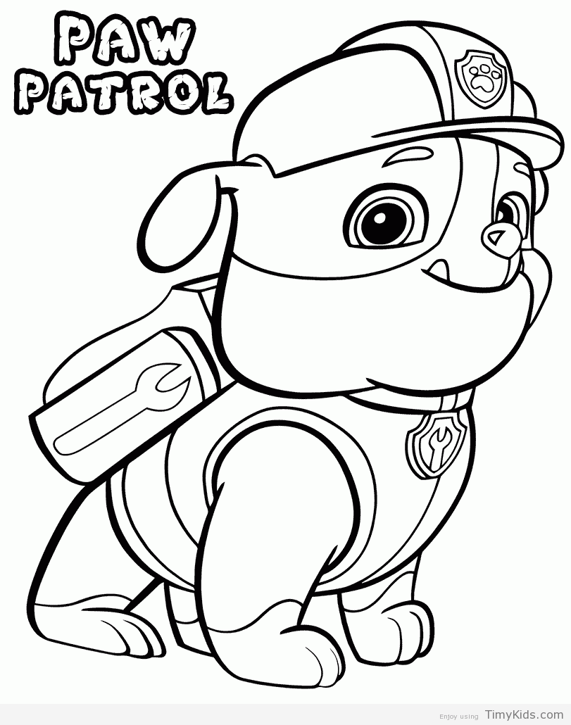 811x1030 Paw Patrol Coloring Pages Timykids