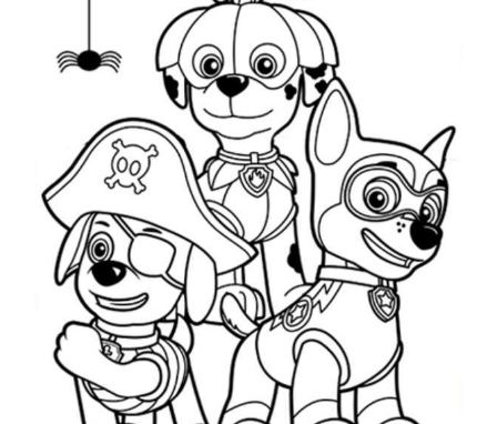 430x382 Coloring Pages Paw Patrol Hd Drawing Board Weekly