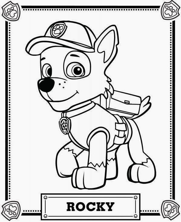 598x731 Paw Patrol Coloring Pages