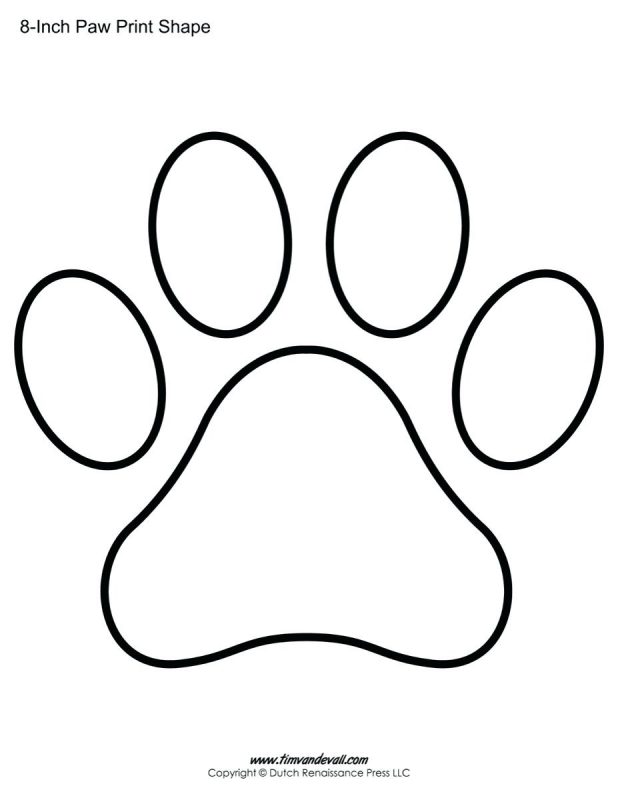 618x800 Paw Print With Turtle Coloring Pages Vector Stock 47 Fascinating