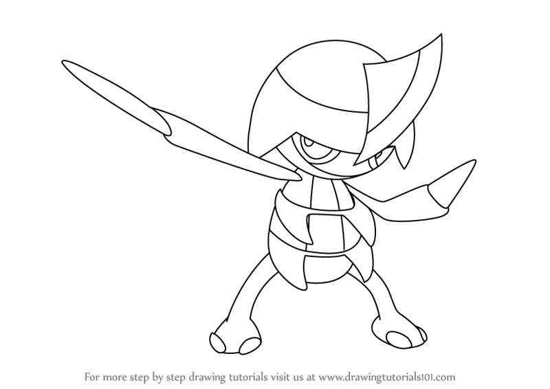 800x566 Learn How To Draw Pawniard From Pokemon (Pokemon) Step By Step