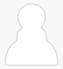 210x230 Pawn Chess Piece Stickers Redbubble