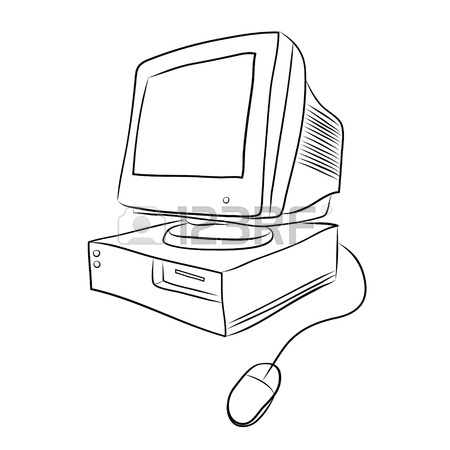 450x450 Old Desktop Computer Stock Photo, Picture And Royalty Free Image