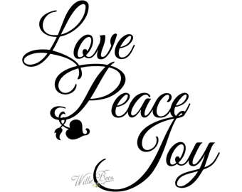 340x270 Joy Love Peace Svg Etsy