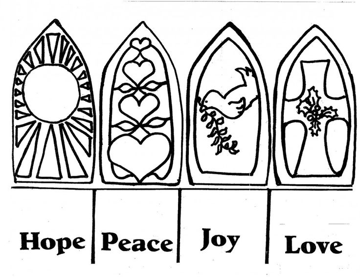 736x568 Hope Peace Love Joy Advent
