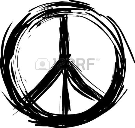 450x424 Drawn Peace Sign Pece