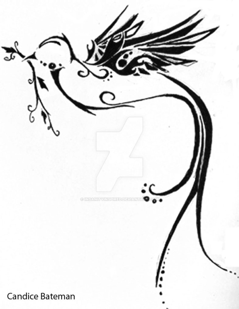 786x1017 Peace Dove Tattoo Design By Insanityinspired