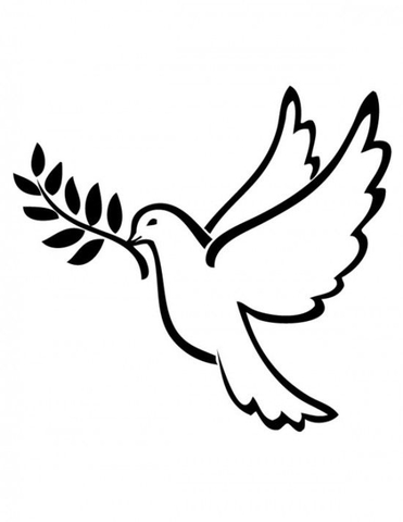 371x480 Peace Dove Coloring Page Free Printable Coloring Pages