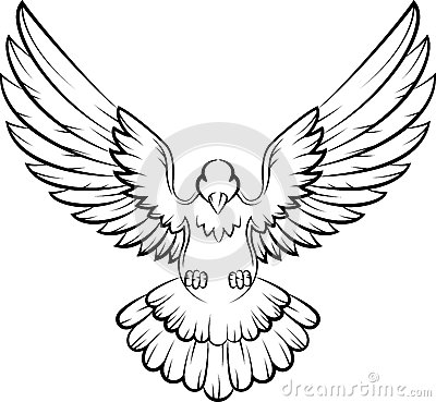 400x369 Cartoon Dove Birds Logo For Peace Concept And Wedding Design Stock