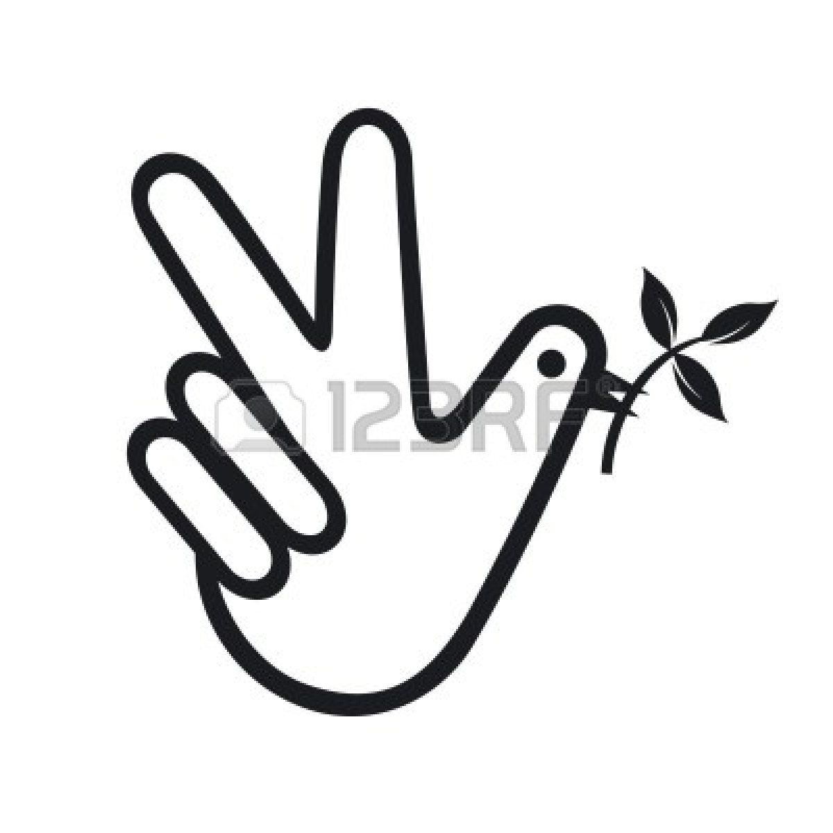 1200x1200 Hand Dove Of Peace Stock Clipart Panda