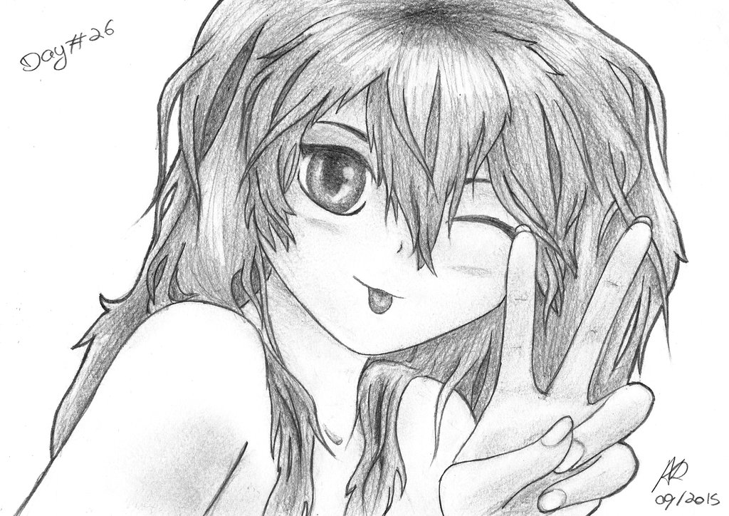 1024x724 Peace Girl By Diginana