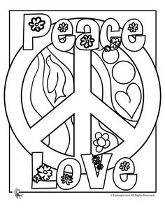 236x305 Drawn Peace Sign Printable
