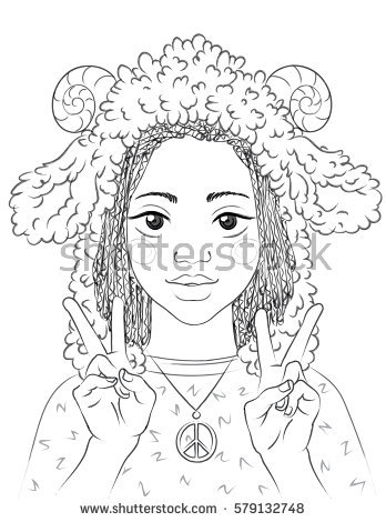 348x470 Drawn Peace Sign Cute