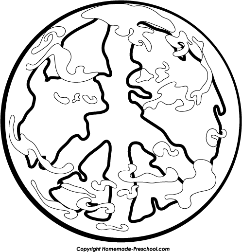 498x518 Free Peace Sign Clipart