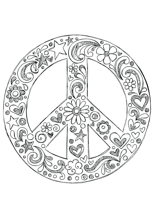 595x842 Peace Coloring Page Peace Coloring Pages Coloring Pages Printable