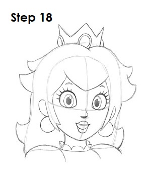 300x388 How To Draw Princess Peach