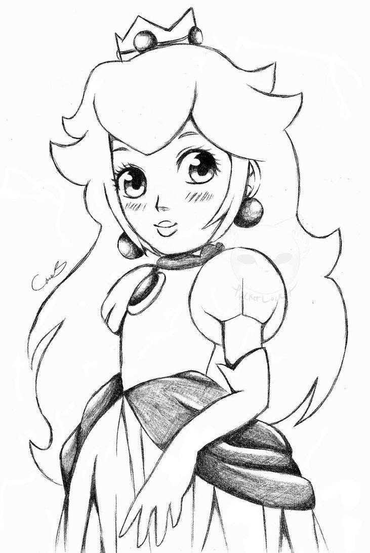 731x1092 Princess Peach By Pocketlocketx